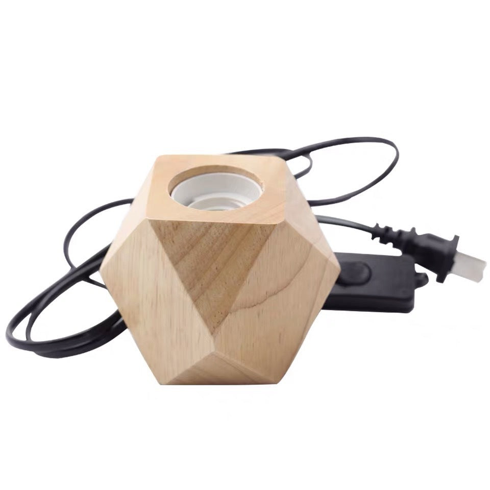 Retro Wood Table Lamp