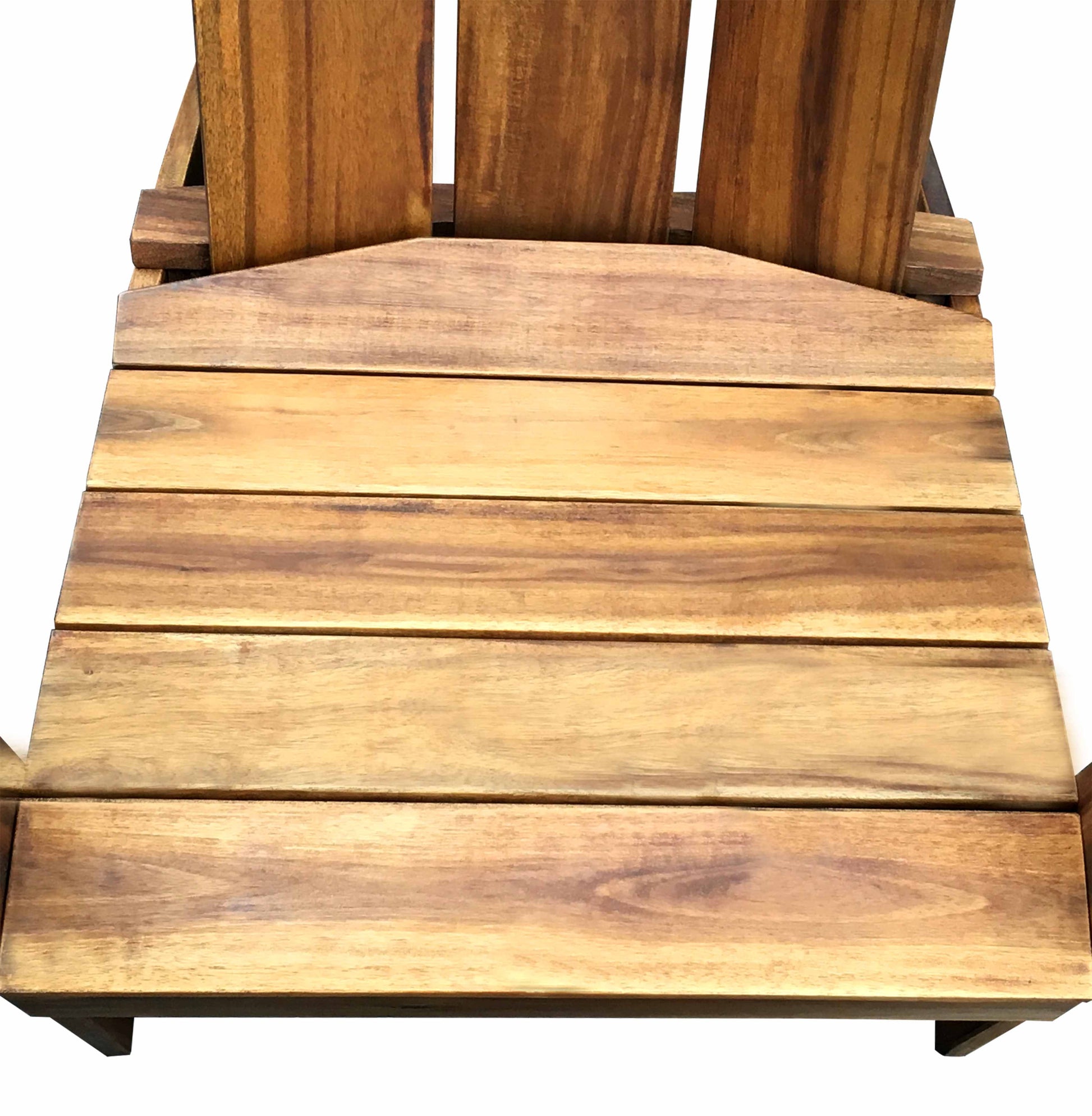 Wood Outdoor Modern Adirondack Chair, Natural Color