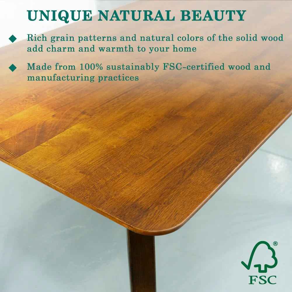 Acacia Verve 48" Solid Wood Dining Table