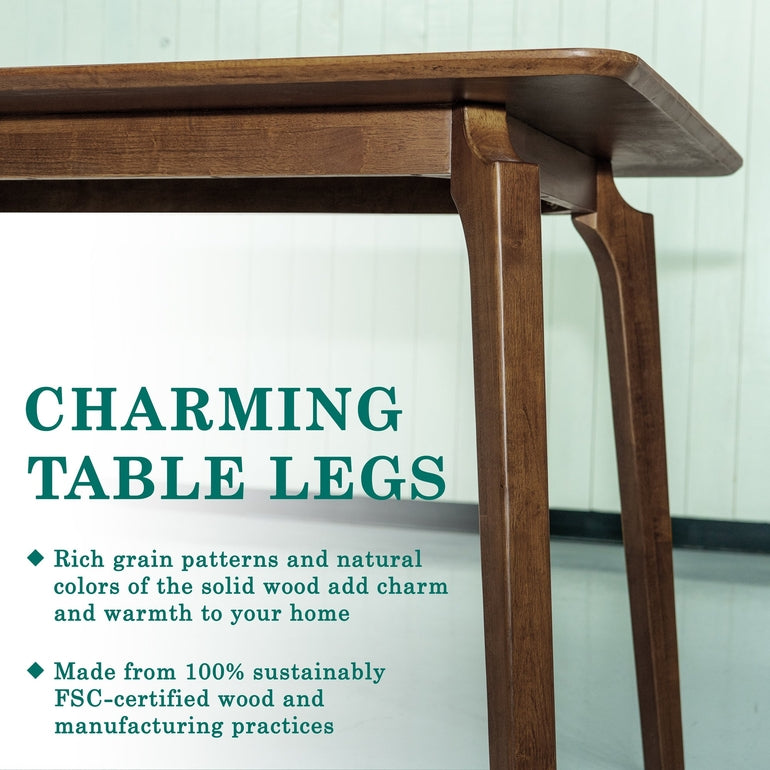 Acacia Verve 48" Solid Wood Dining Table