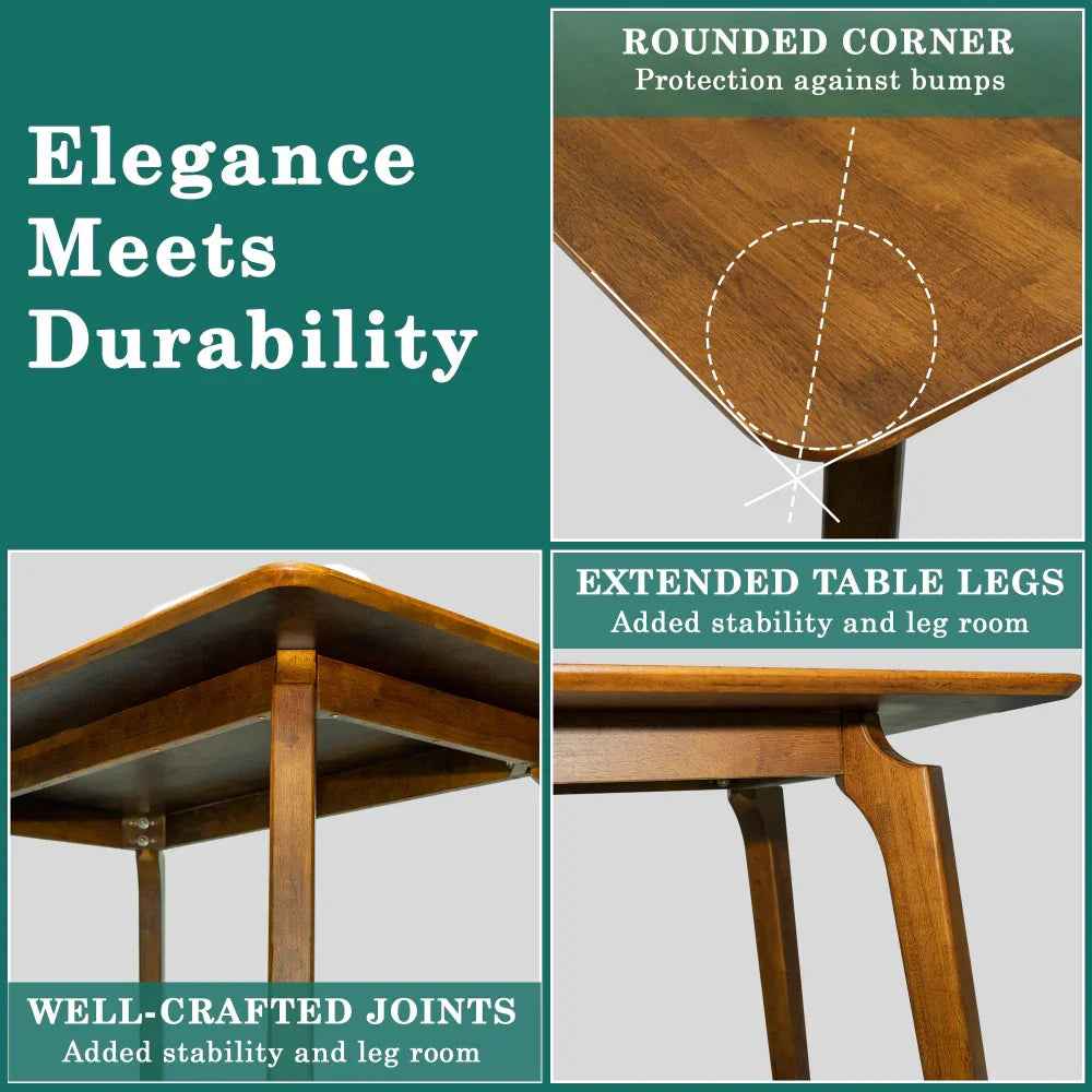 Acacia Verve 48" Solid Wood Dining Table