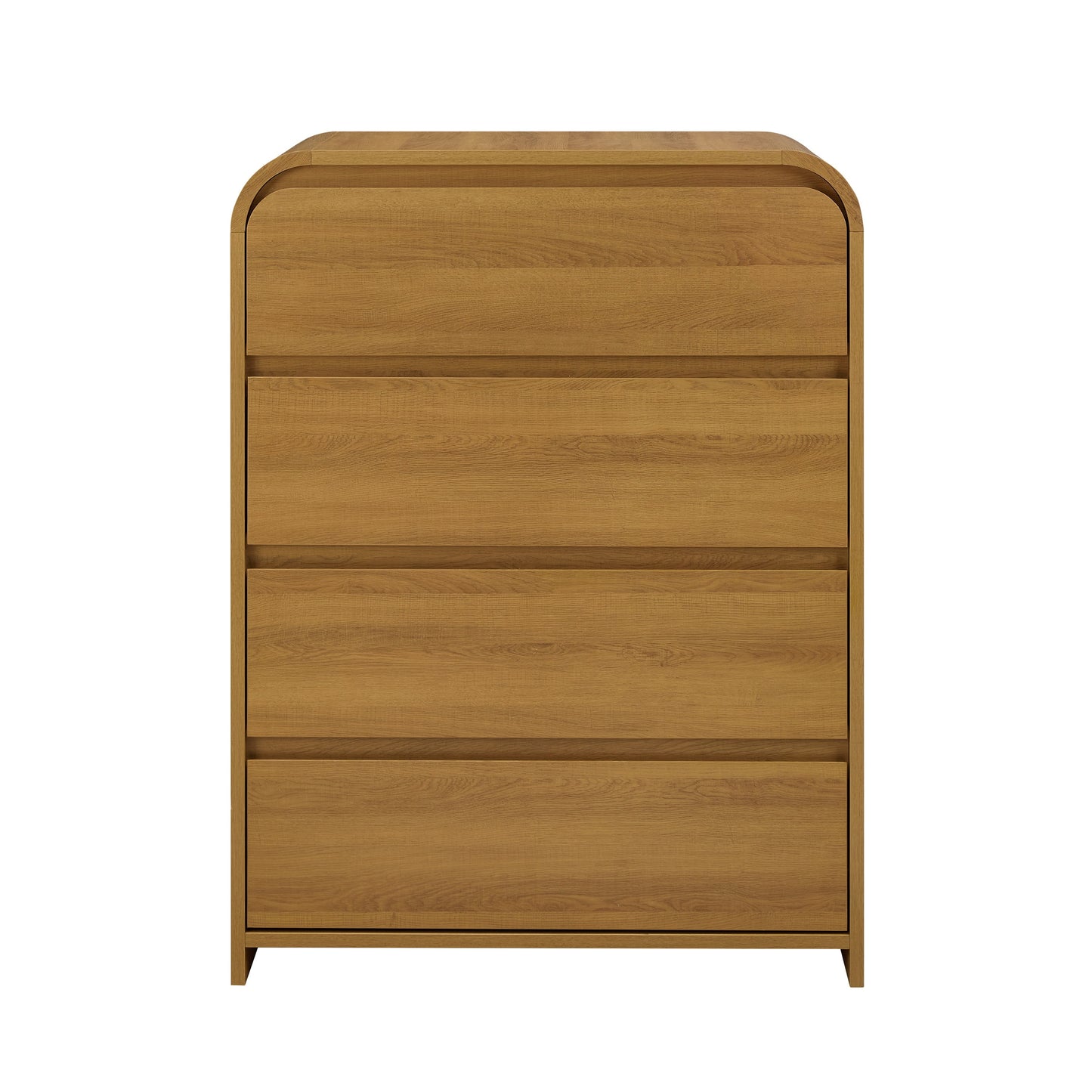 Juliet 4 Drawer Dresser, Light Honey Finish