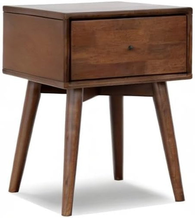 Mid-Century Modern Cooper Brown Walnut Wood Night Stand