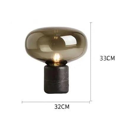 Amber Nordic Table Lamp