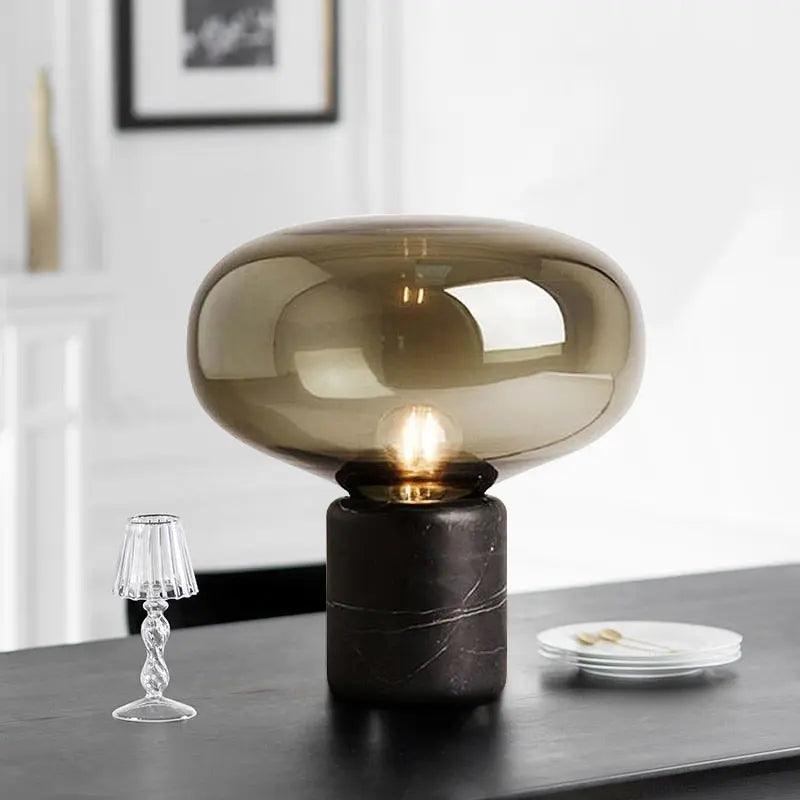 Amber Nordic Table Lamp