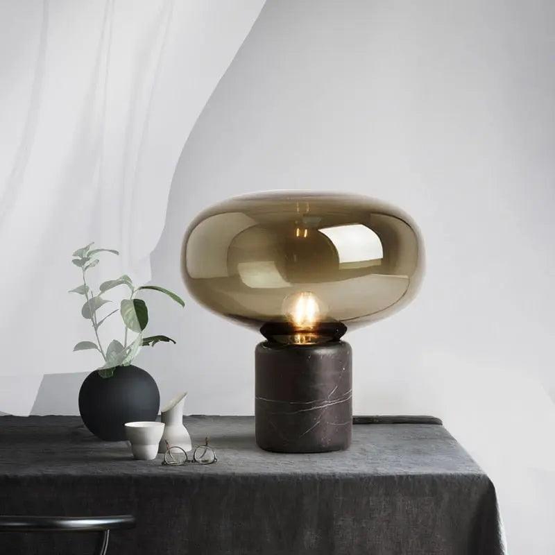 Amber Nordic Table Lamp