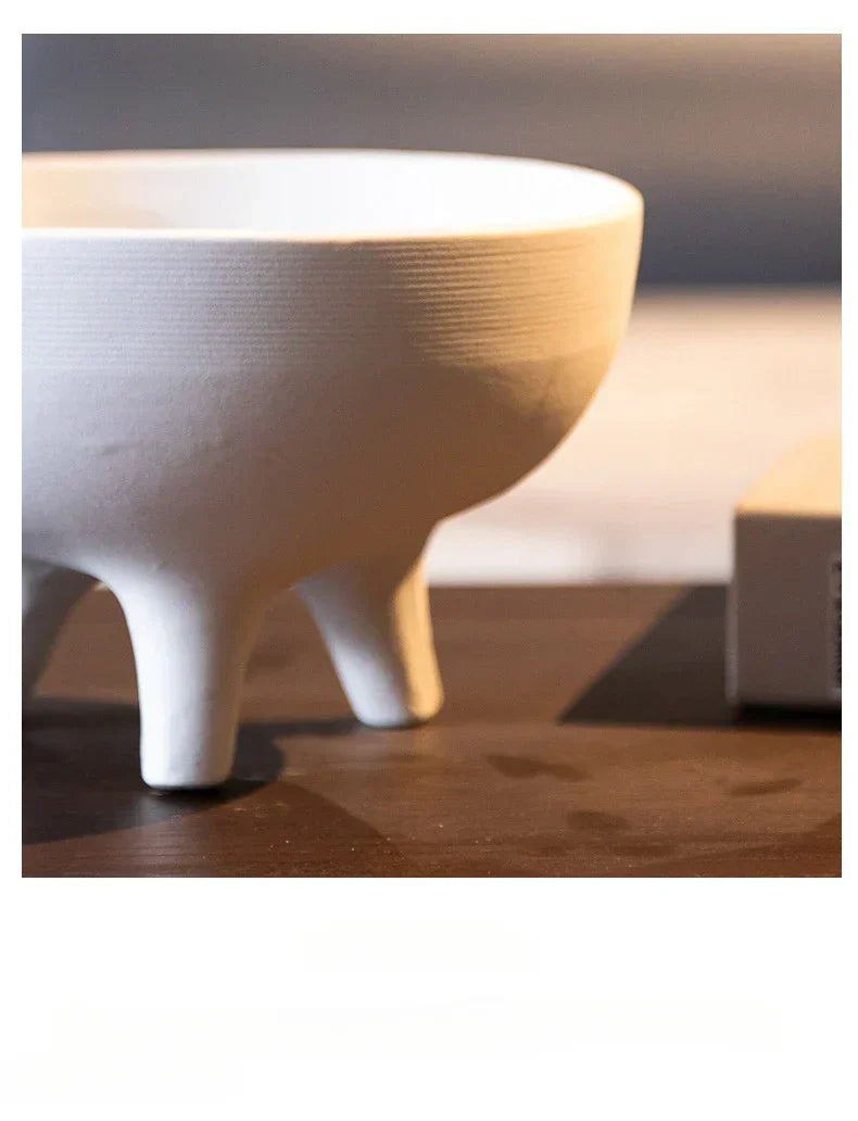Ceramic Flower Pot with Tripod Stand