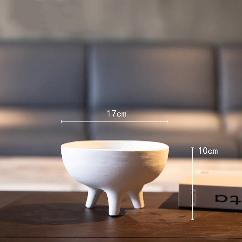 Ceramic Flower Pot with Tripod Stand