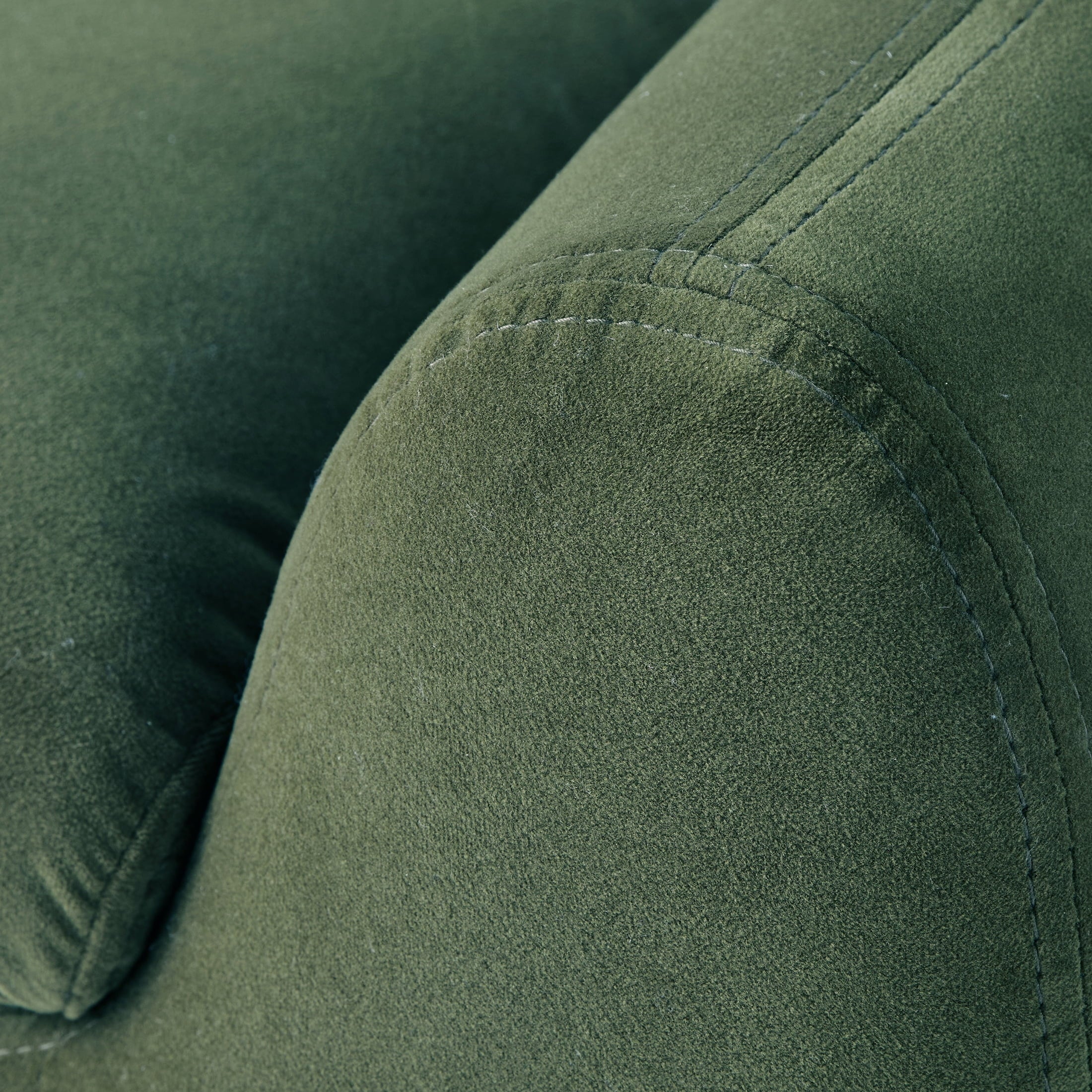 Emerson Curvy Accent Chair, Olive