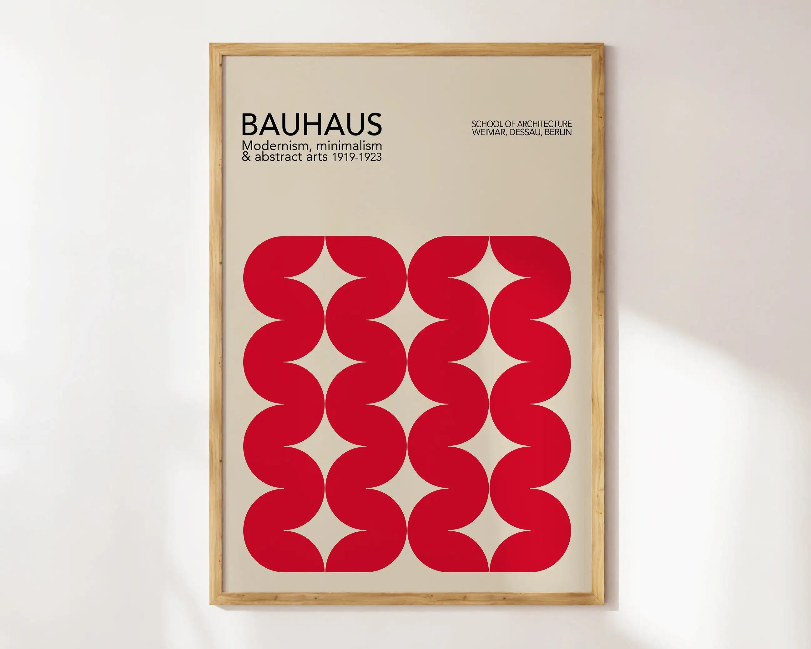 Geometric Mid-Century Canvas Art Print