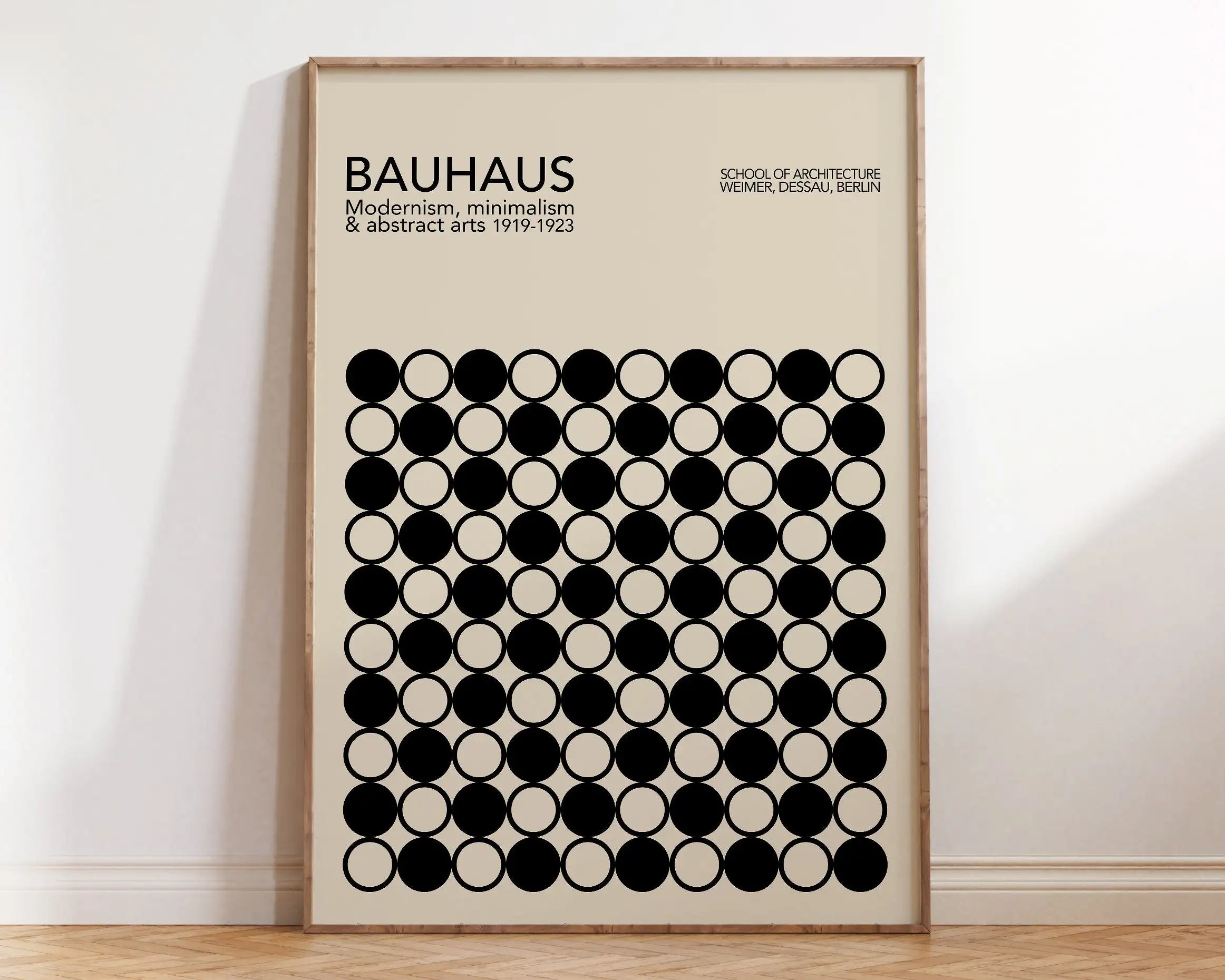 Geometric Mid-Century Canvas Art Print