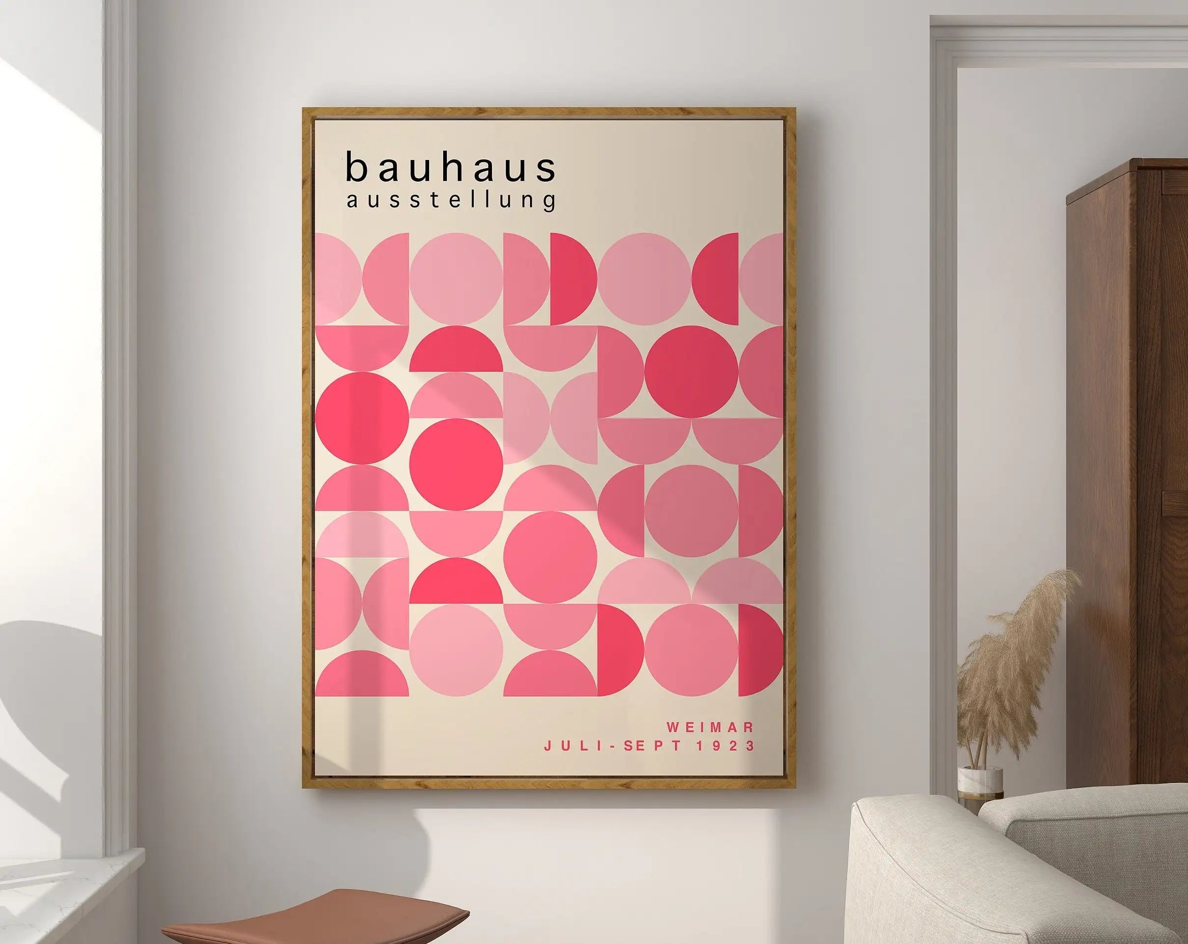 Geometric Mid-Century Canvas Art Print