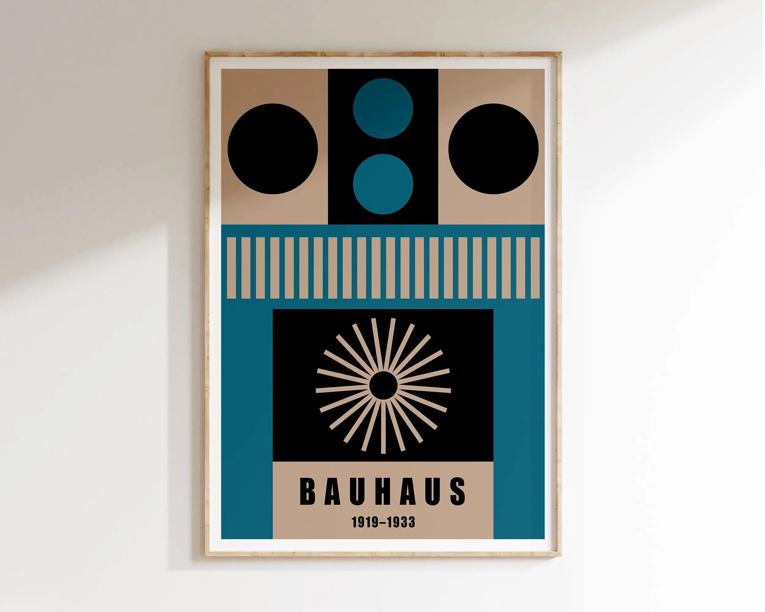 Geometric Mid-Century Canvas Art Print