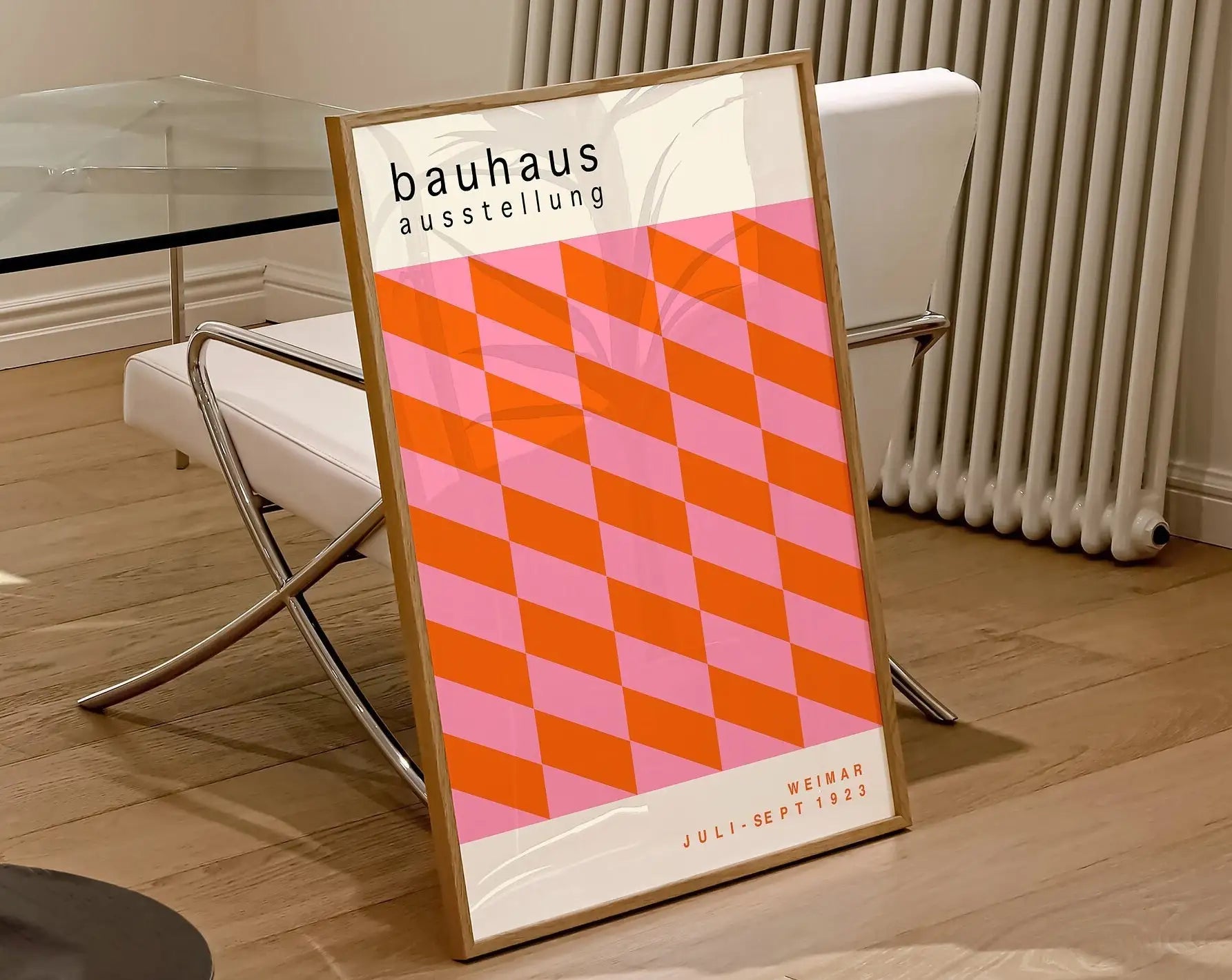 Geometric Mid-Century Canvas Art Print