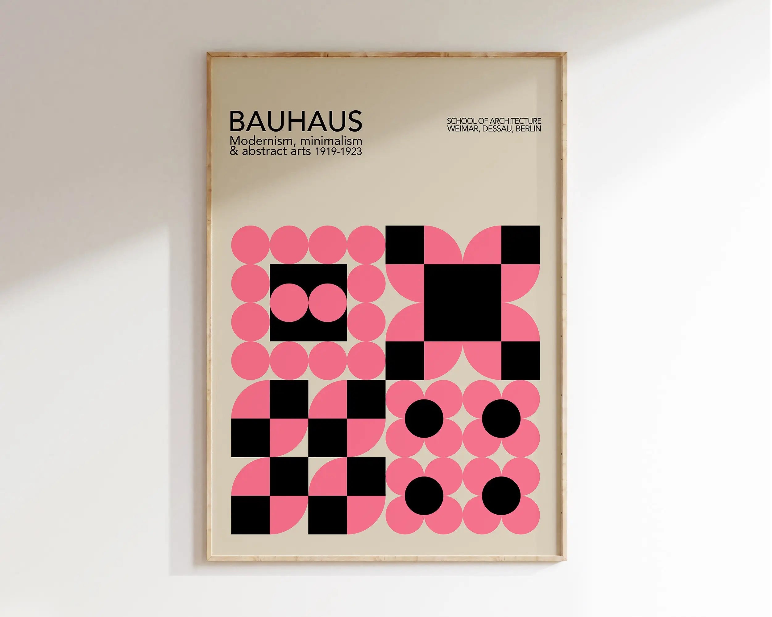 Geometric Mid-Century Canvas Art Print