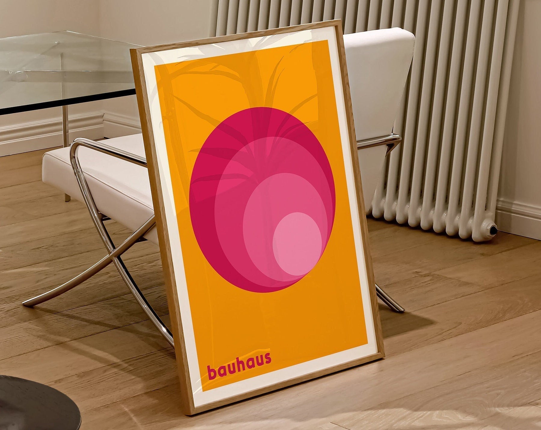Geometric Mid-Century Canvas Art Print
