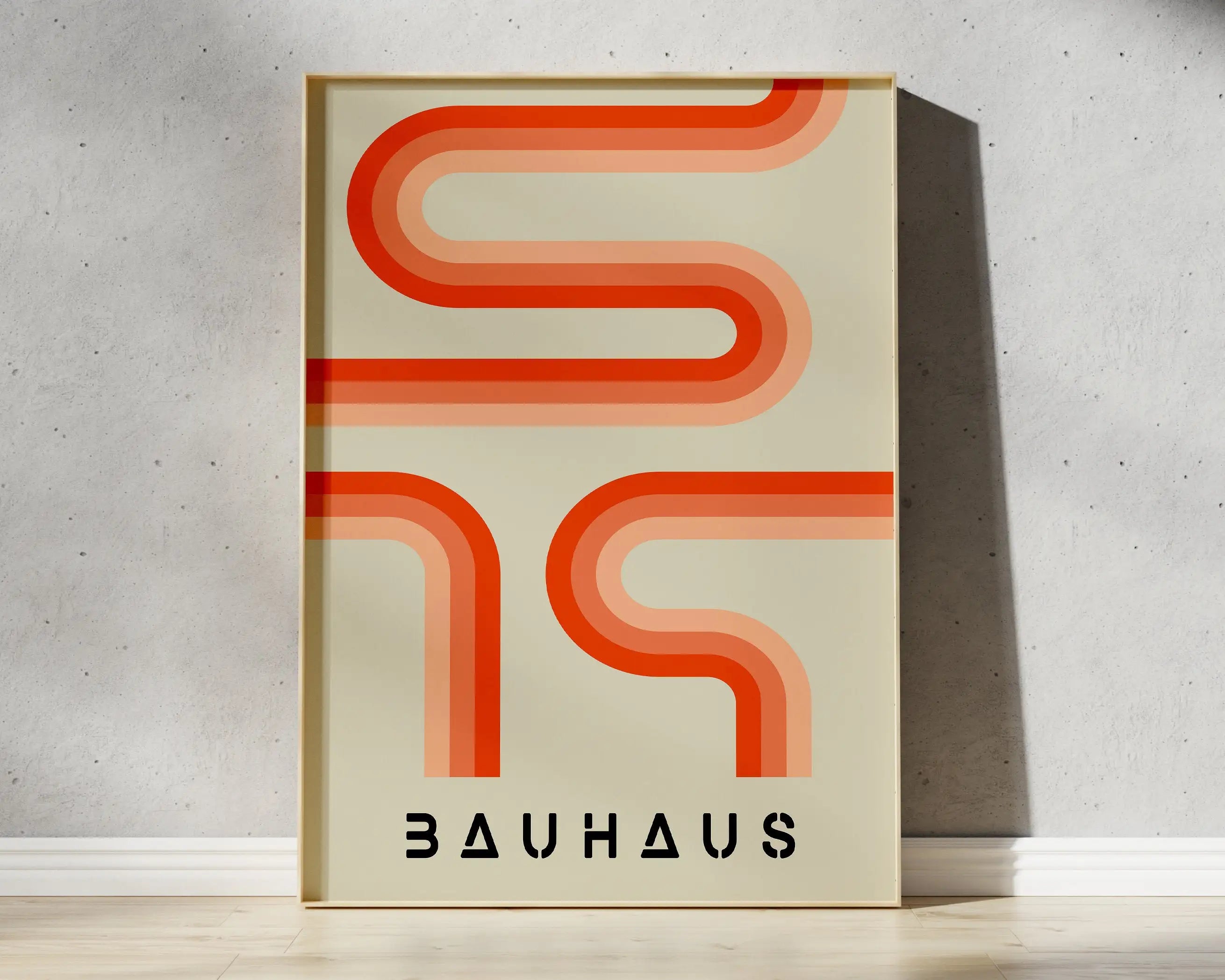 Geometric Mid-Century Canvas Art Print