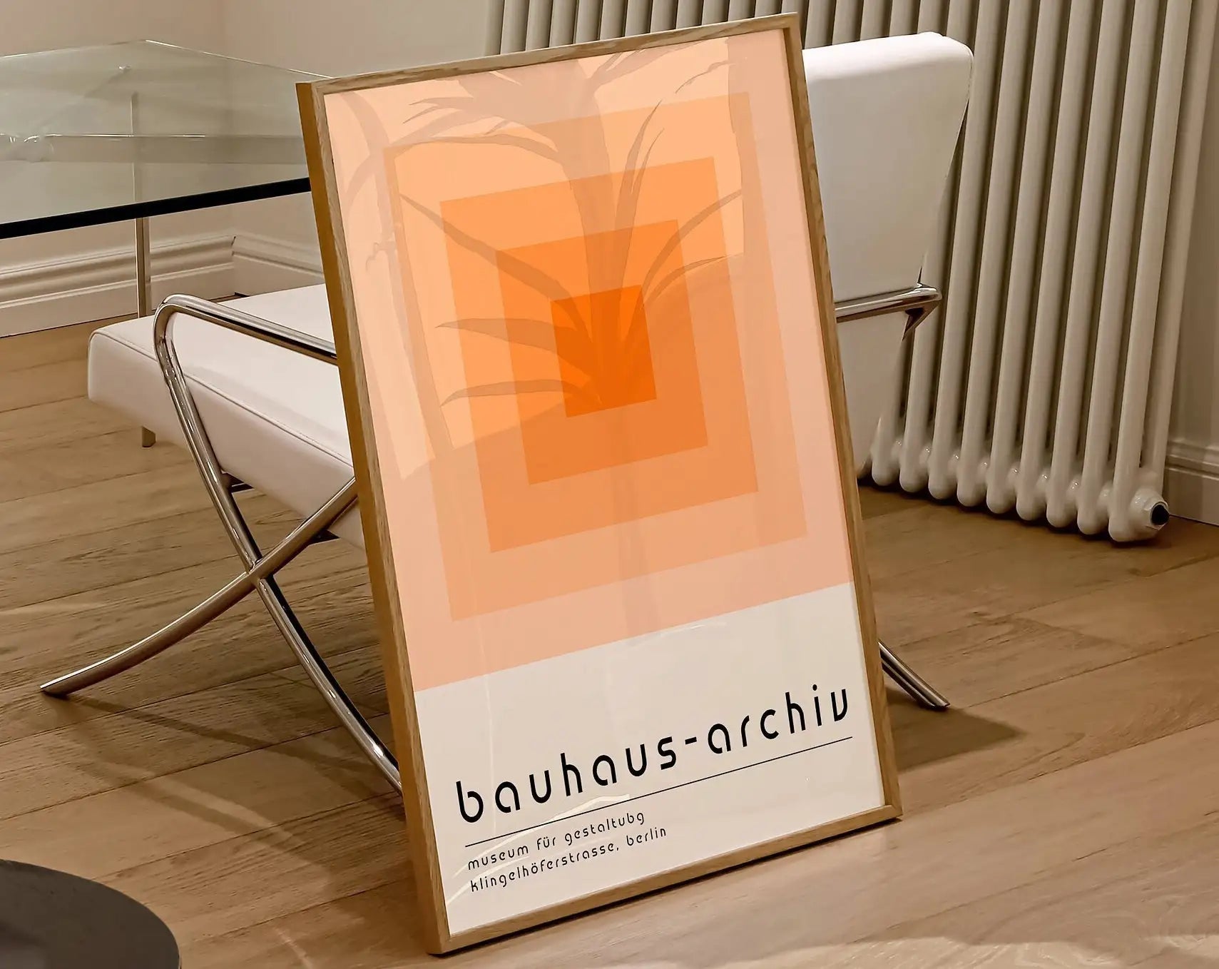 Geometric Mid-Century Canvas Art Print