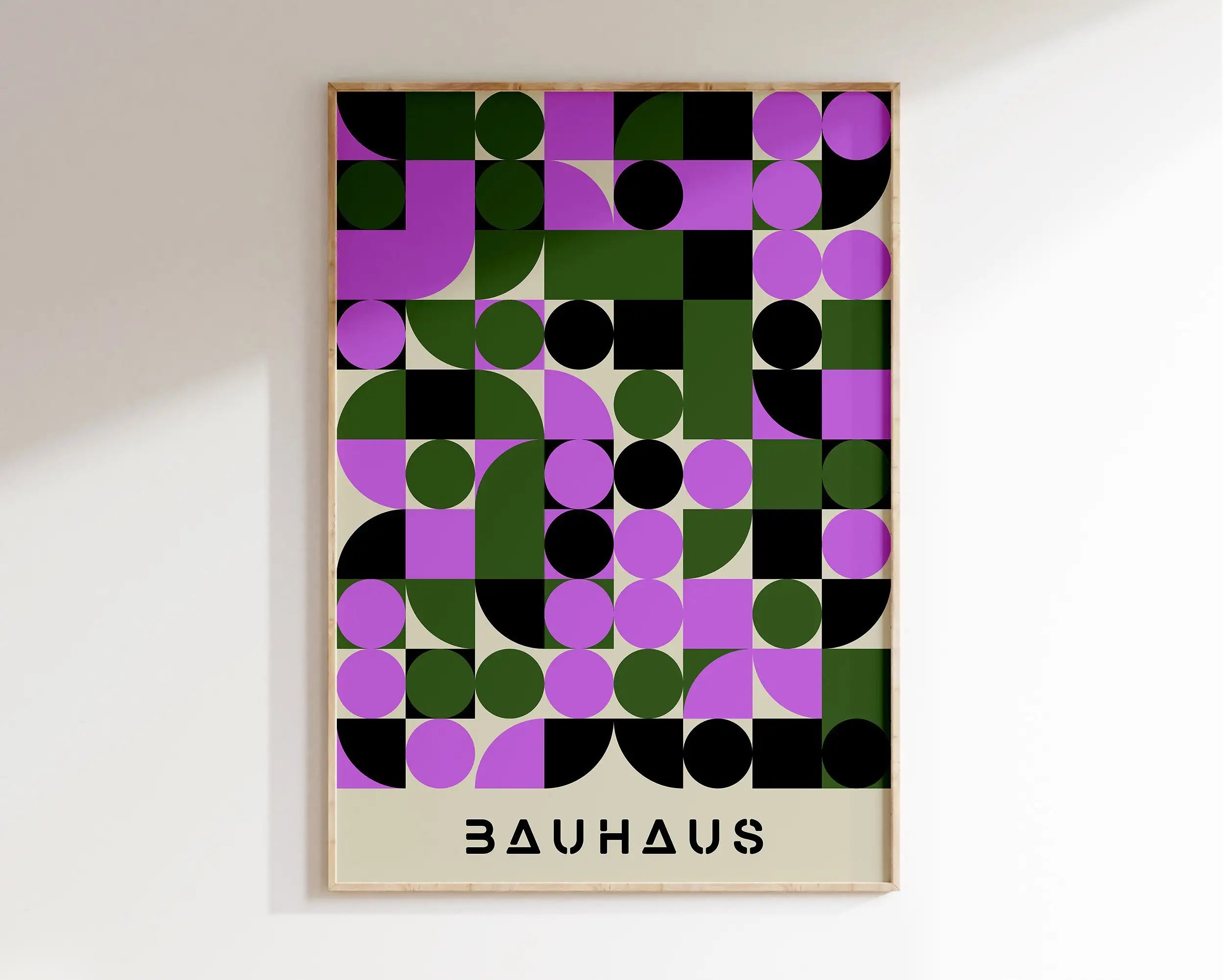 Geometric Mid-Century Canvas Art Print