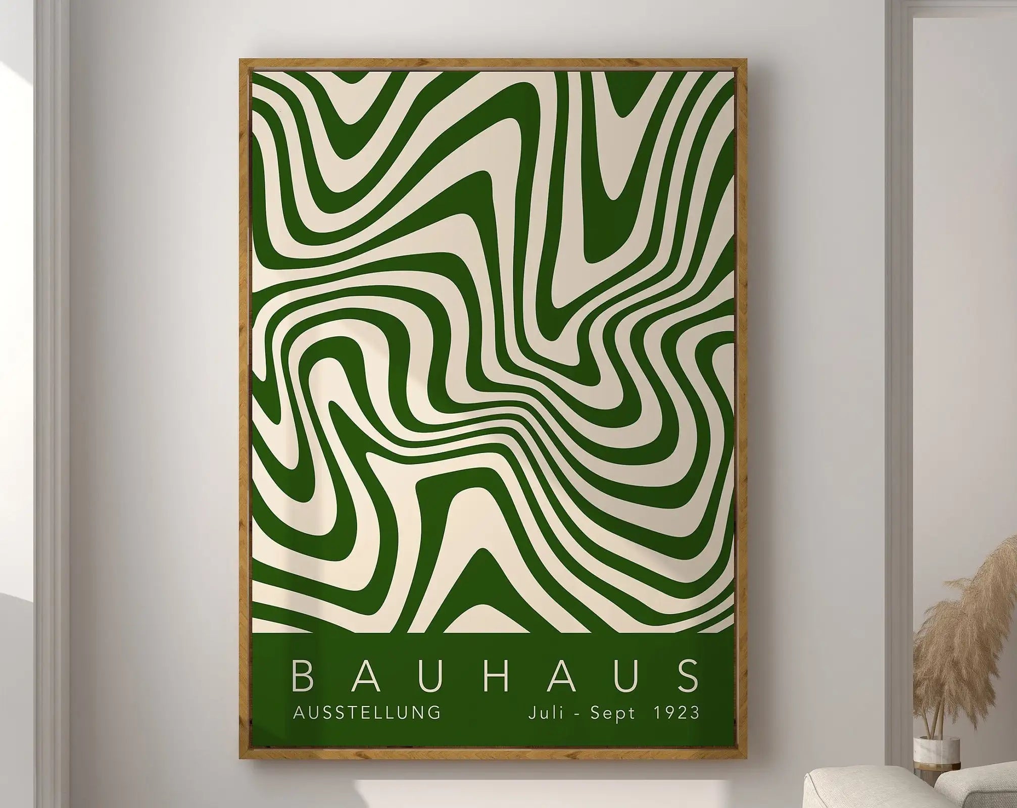 Geometric Mid-Century Canvas Art Print