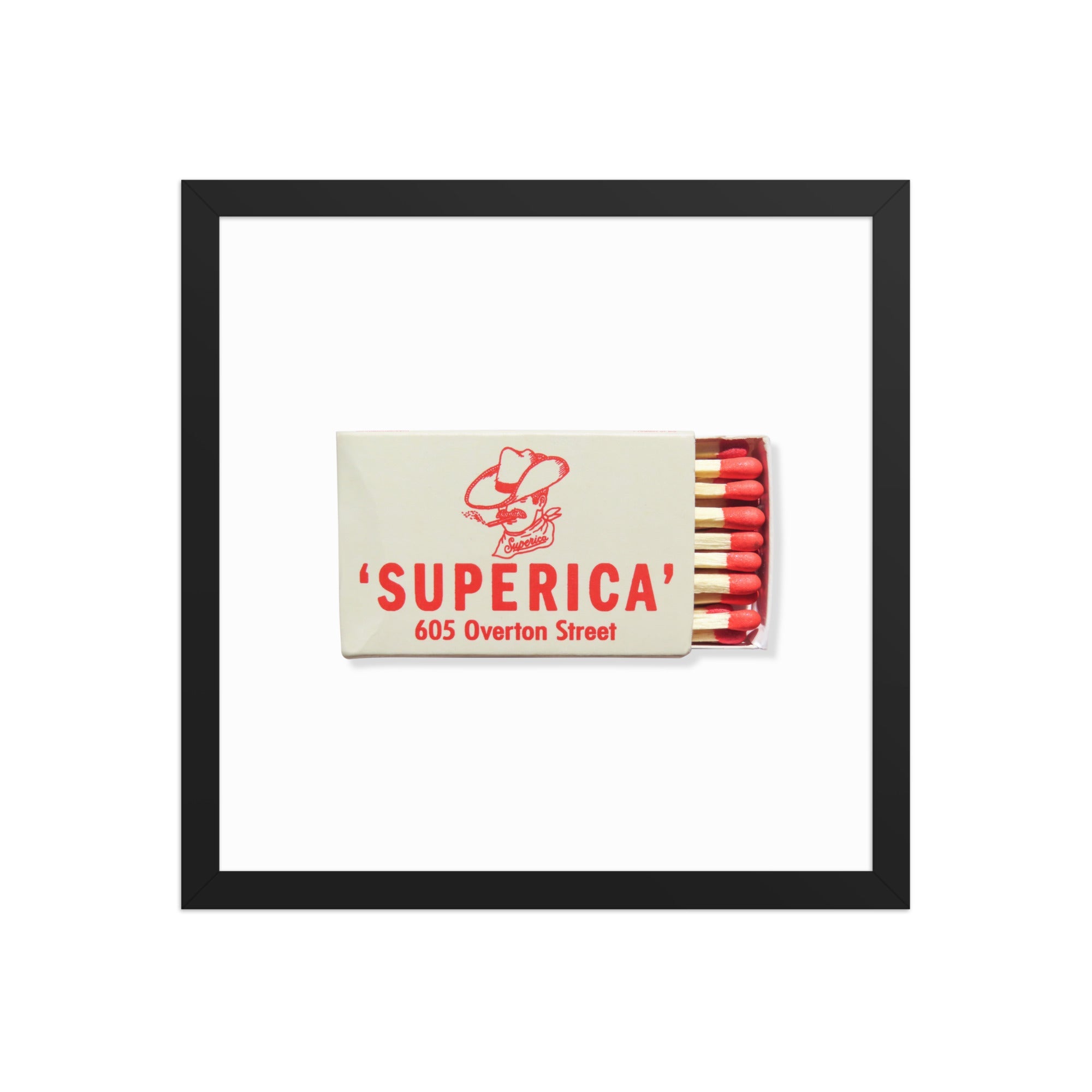Superica Matchbook Poster